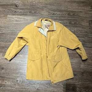 Tan & Gold UTEX Jacket Full Zip with Pockets 
#utex #